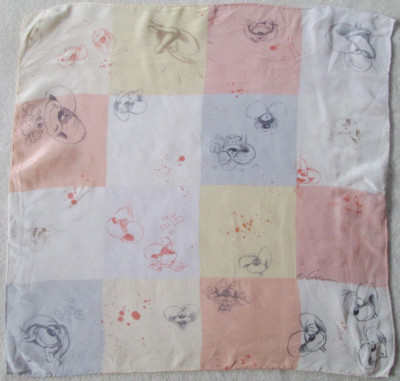 - DIDDL ''Goretz'' Seidentuch TBEG Vintage Schal 50x52 cm