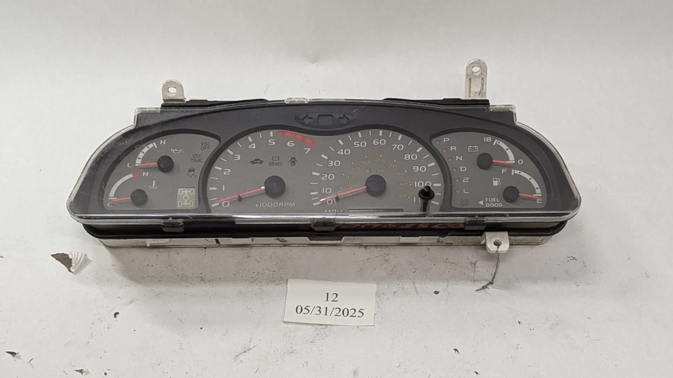 2001-2004 Toyota Sequoia Speedometer Cluster W/ Skid Control OEM 83800-OC111 - Image 3 of 4
