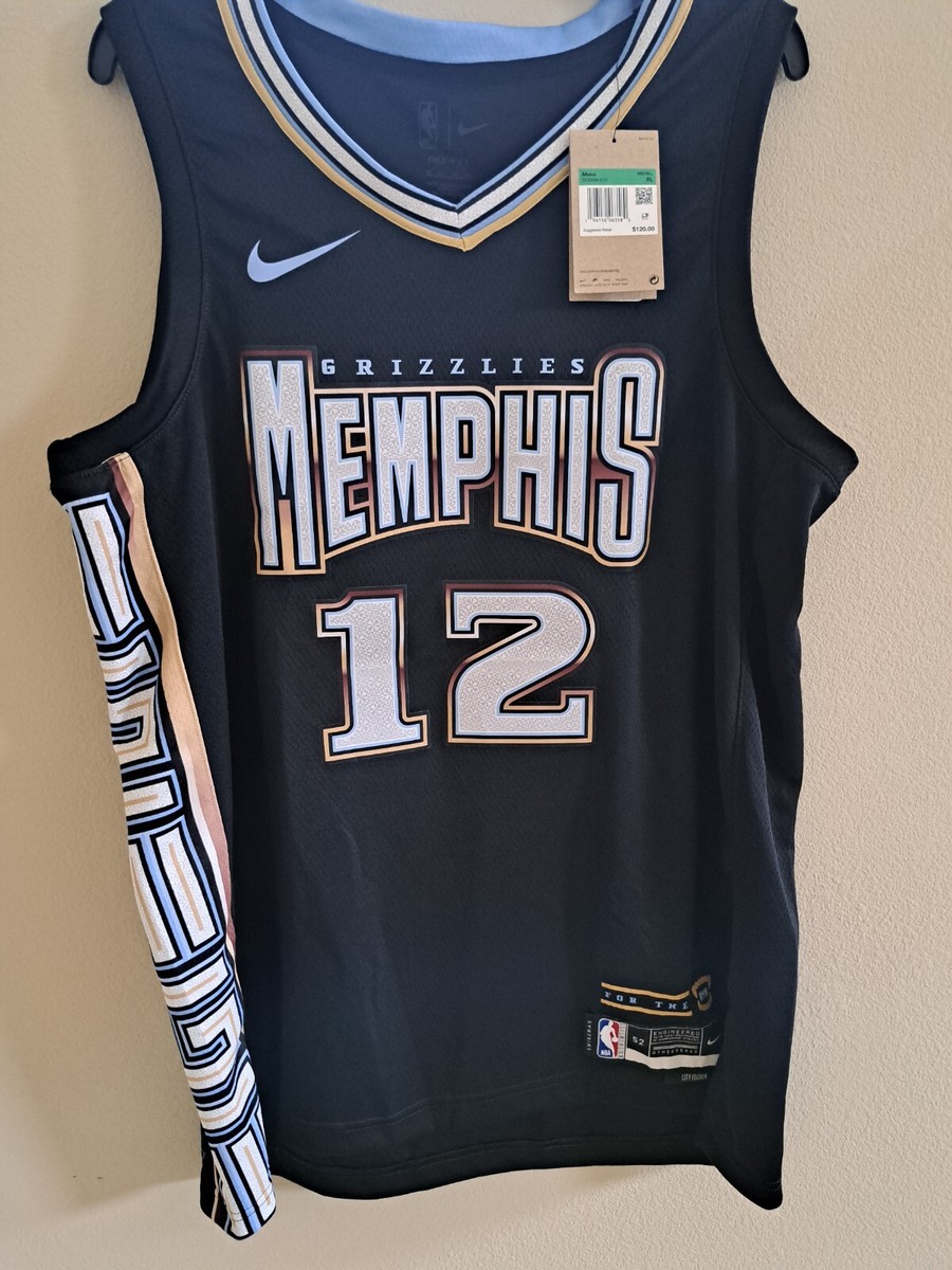 NIKE - Nike メンフィス City Edition Ja Morant Jersey New NBA Ja Morant Memphis Grizzlies Nike 2021/22 City