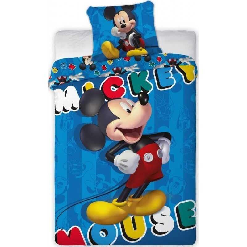 Disney Mickey Mouse Duvet Cover Set - 1 Duvet Cover 140 x 200 cm + 1 Pillowcase