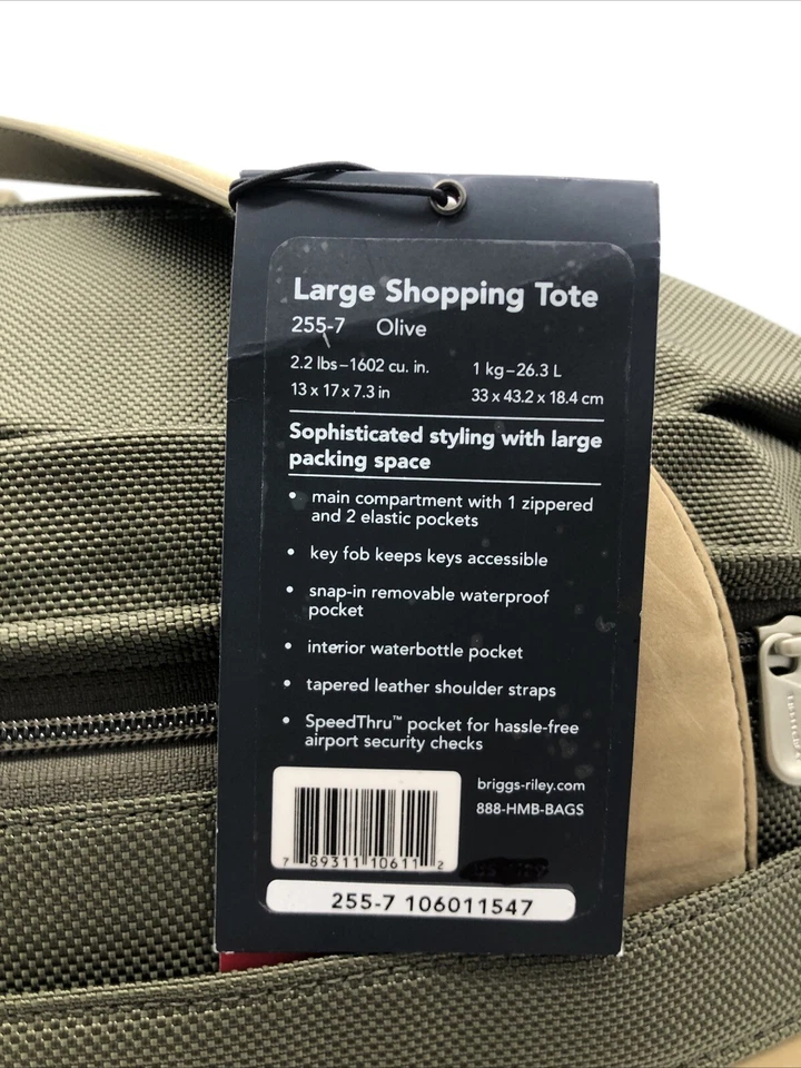 Sacola de compras grande Briggs and Riley - Imagem 3 de 4