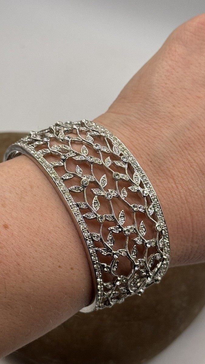 Crystal Bracelet Nadri Jewelry Bracelets Nadri Pave Cuff Wide