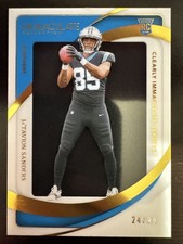2024 Immaculate Collection Ja'Tavion Sanders RC Rookie Clearly Jersey /99