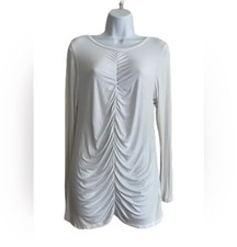 Halogen Gathered Front Long Sleeve Top _ Soft...
