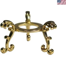 Luxury Gold-Plated Crystal Ball Holder - Fit for 2 Inch and 3 Inch Balls