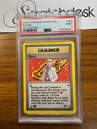 Blaine (1st Edition) graded PSA 9 for sale on eBay