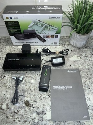 Iogear GW3DHDKIT Wireless 3D-HD Transmitter Power Supply & IR Blaster Parts Read