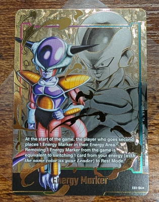 Frieza Energy Marker Promo Prize Gold E01-04 Dragon Ball Fusion