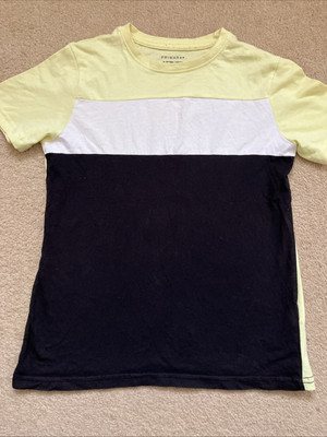 Boys Primark Age 9-10 Years Lemon Yellow White Black Summer