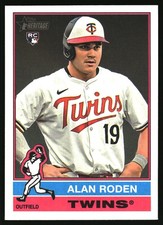 2025 Topps Heritage Alan Roden #544 Baseball Card