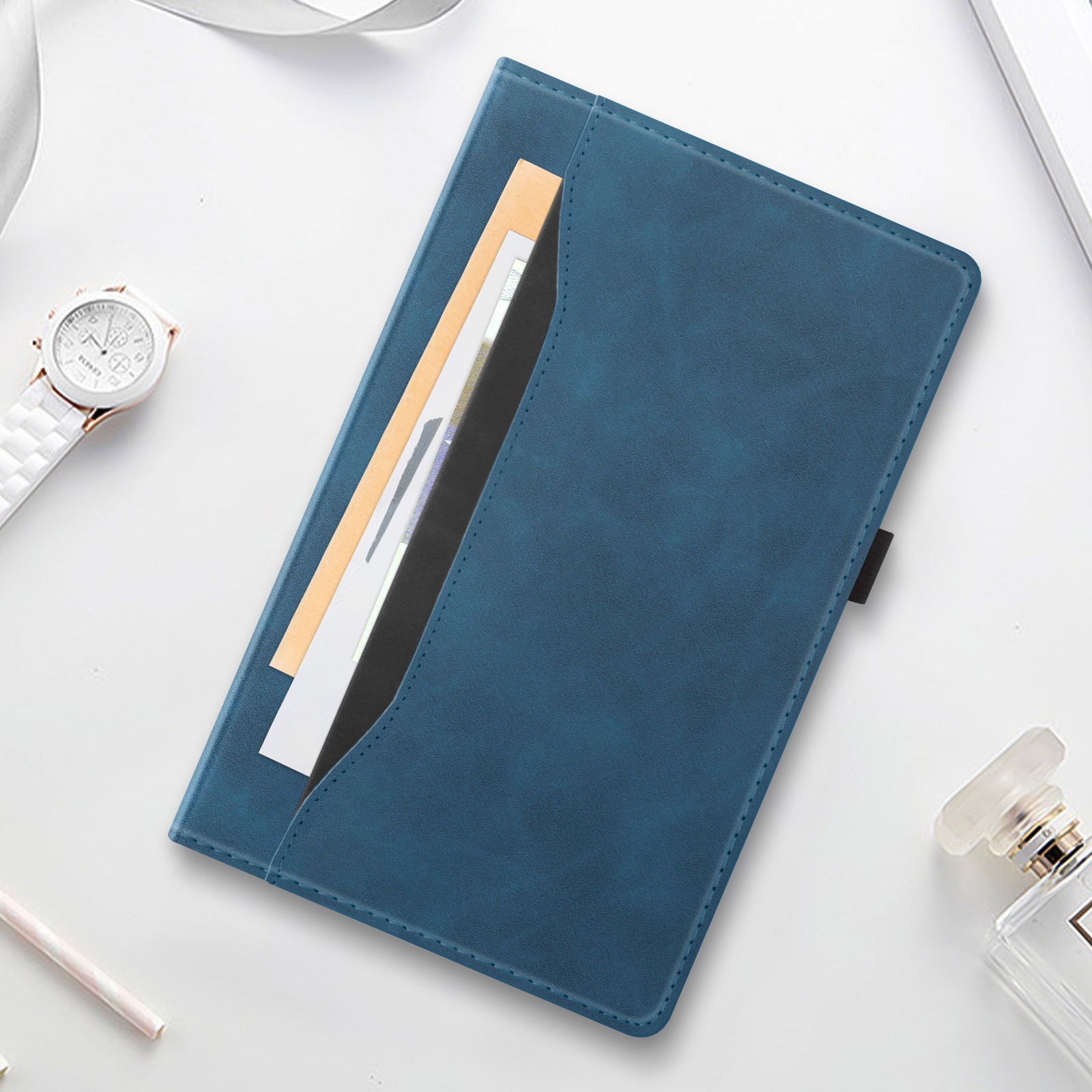 Étui pour Tab A9 Plus avec support visionnage horizontal et porte-cartes - 4
