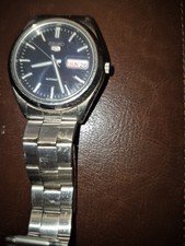 Seiko Automatic Black Face Watch