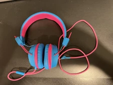 Jlab Jbuddies Studio Wired Kids Headphones Volume Limiter Pink&Blue