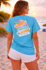 Camiseta Southern Couture Keeping My Eyes Above Comfort Colores