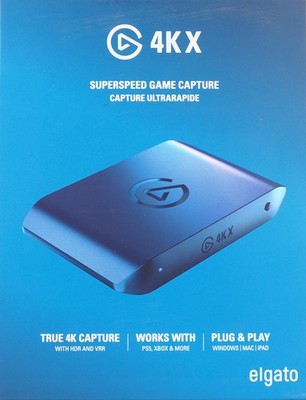 Elgato 4K X - 4K144 HDR10 External Capture Card for Switch PS5