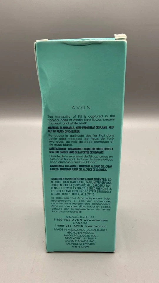 Avon Fiji Paradise туалетная вода спрей 50 мл /1,7 жидкой унции — женский аромат — новый - Изображение 3 из 4