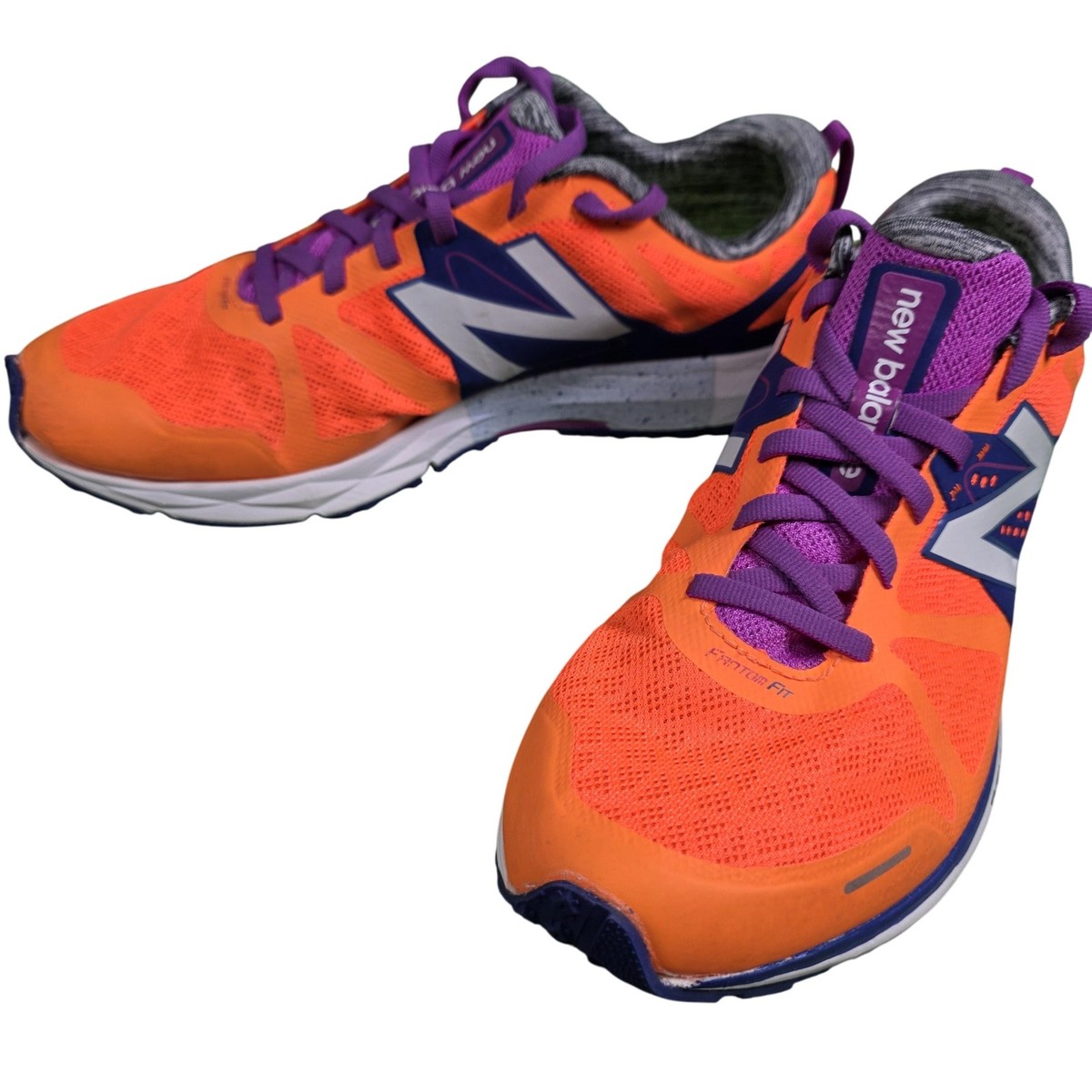 New Balance Purple, Orange & Yellow Athletic Sneakers A neon New Balance sneaker is here – and it main image 4