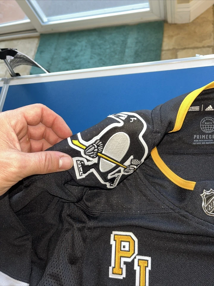 Pittsburgh Penguins Adidas 2021/22 Alternate Primegreen Jersey Men’s Size 52 New - Image 3 of 4