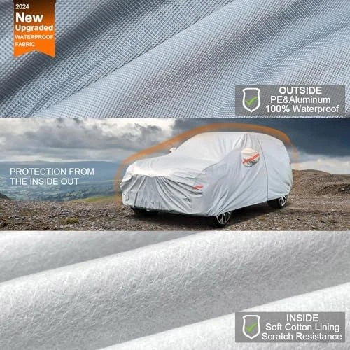 For Volvo V60 & BMW 3 Series Touring 6 Layers Waterproof All Weather Car Cover w Foto 2 de 4