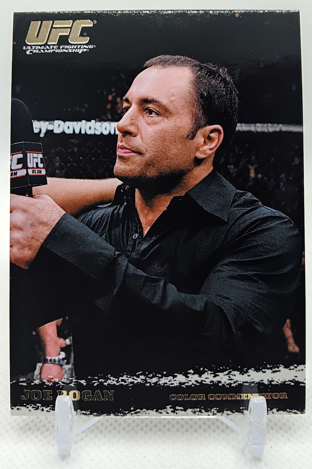 2009 Topps UFC Round 1 - Joe Rogan #94 Gold (RC) Great Condition