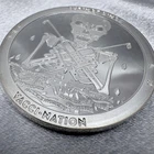 Very Rare Chautauqua Syringe Binge Vacci-Nation 1 oz .999 Silver BU [M1]