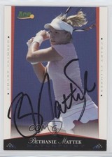 2008 Ace Authentic Matchpoint Bethanie Mattek-Sands Mattek #38 Auto 00gy