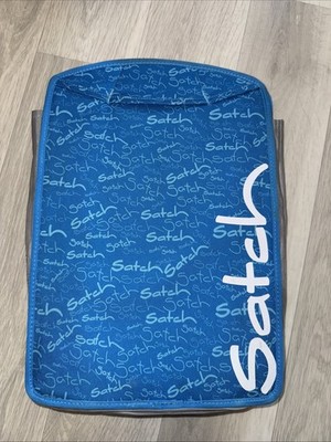 SATCH Mappe Heftmappe Heftebox Triple Flex Schulranzen Blau/pink Kariert