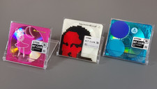 3 TDK Bit Club Series Minidiscs Mona Lisa Bubbles Dancer Designs 74 Min