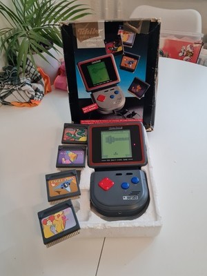 Seltene Tchibo SuperVision LCD-Spieleset Hartung Spiel Berlin Watara Konsole OVP