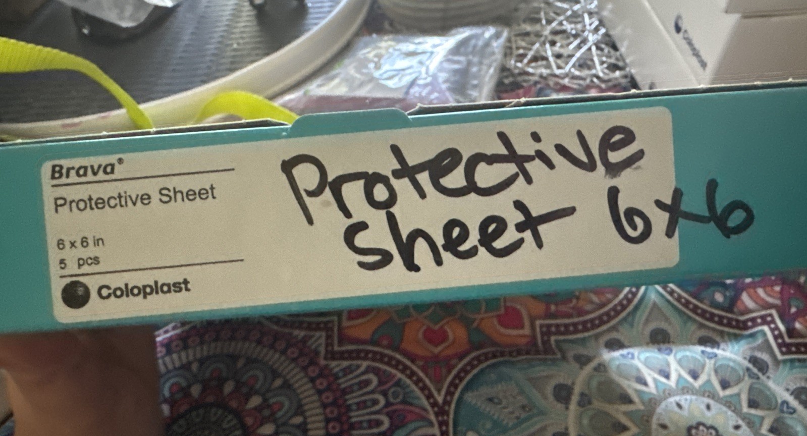 Coloplast Brava Protective Sheets, 6x6 Inches, for OSTOMY, 5-Pack FREE SHIPPING 