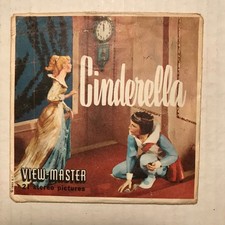 Vintage 1960's Cinderella Sawyer's Viewmaster Three Reel Set