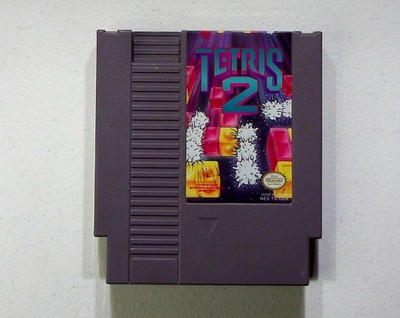 Tetris 2 NES Nintendo Entertainment System Video Game Puzzle Block