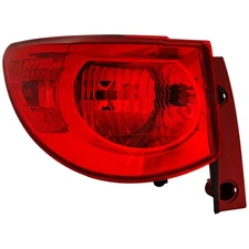 Tail Light for 2009-2012 Chevrolet Traverse Driver Side Red Lens