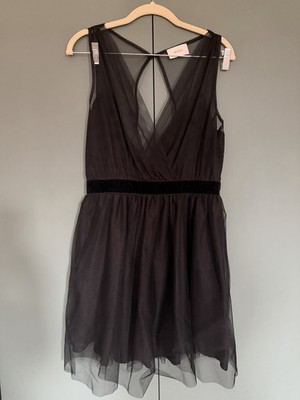 Vicolo tulle black mini dress size M