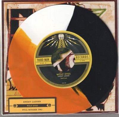 Wolf Eyes Enemy Ladder B/W Dull Murder Two 7'' vinyl USA Third Man 2015 tri