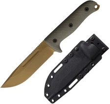 Reiff Knives Vicon Fixed Knife 5.25" CPM MagnaCut Steel Blade Green G10 Handle