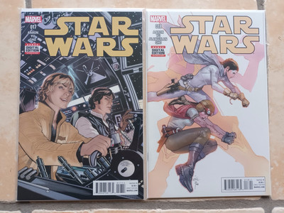 STAR WARS Comic Books #17 & 18 MARVEL.(2016) Aaron Yu