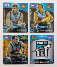 2007 Smith's Crisps AFL Tazo Job-Lot: PORT  ADELAIDE  (Power) x  4