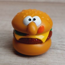 Vintage Burger King Hallmark 1989 Lickety Splits Rolling Racers Cheeseburger Toy