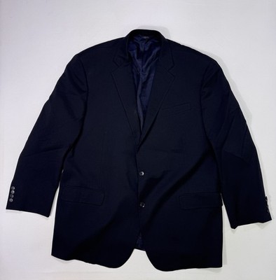 Brooks Brothers Madison Blazer 50L Estrato Wool Black Professional Luxury Office