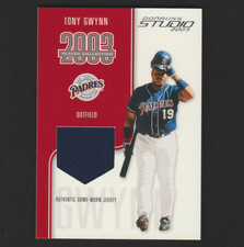 2003 DONRUSS STUDIO TONY GWYNN GAME-WORN JERSEY NON-AUTOGRAPH  S/N 227/300