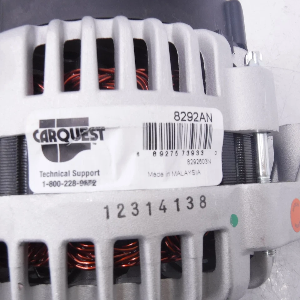 Alternador CarQuest 8292AN para Chevrolet Silverado 1500 LT 1999-2004 5,3 L Foto 2 de 3