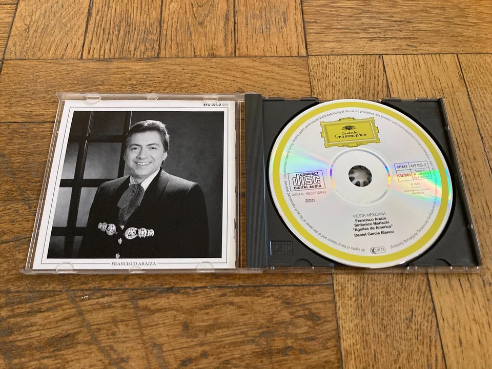 Francisco Araiza: Fiesta Mexicana (CD, 1986) Mexican Songs Garcia Blanco - Image 2 of 3