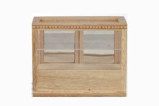 Vitrine De Magasin En Chêne Clair Pour Poupées 1:12 Mobilier