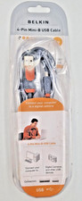 Belkin Pro Series USB 4-Pin Mini-B Kabel 3m USBA-4MIN NEU