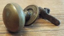 RECLIAMED ORIGINAL BRASS DOOR TWIST KNOB CABINET HANDEL #F32