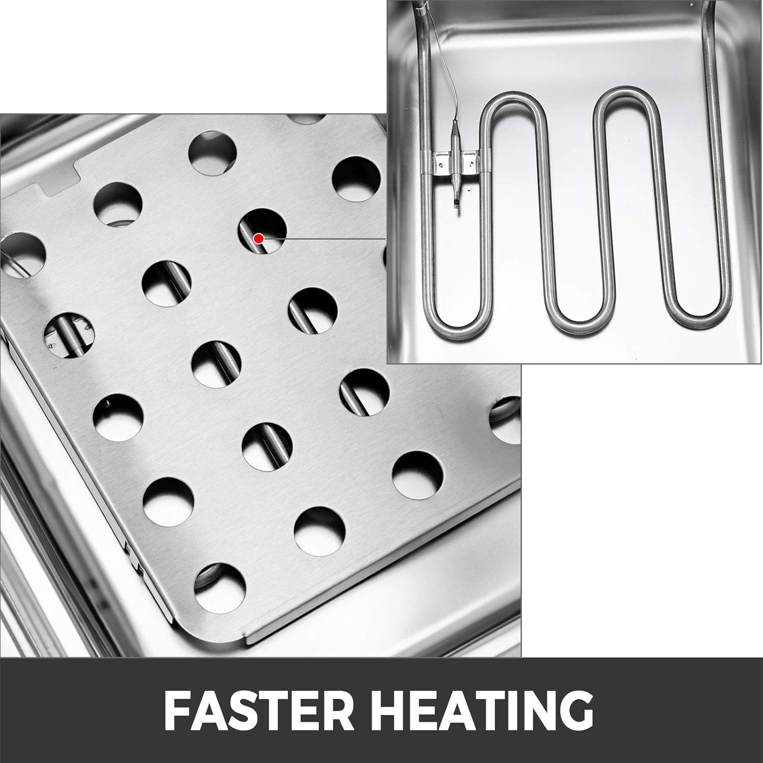 Friggitrice Doppia Professionale 12 Litri 5kW - Alta Performance - 4