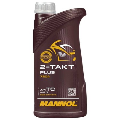 Universal Motoröl 2-Takt Plus MANNOL API TC 1 Liter Motorrad Roller Motoren Öl