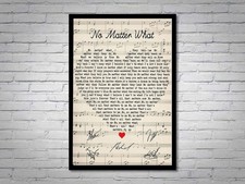 Boyzone No Matter What from the musical Whistle Down the Wind Wall Decor Poster