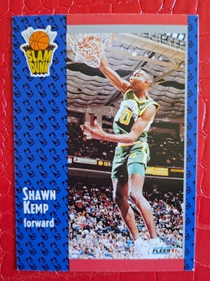 Fleer 1991-92 NBA Basketball Slam Dunk: Shawn Kemp